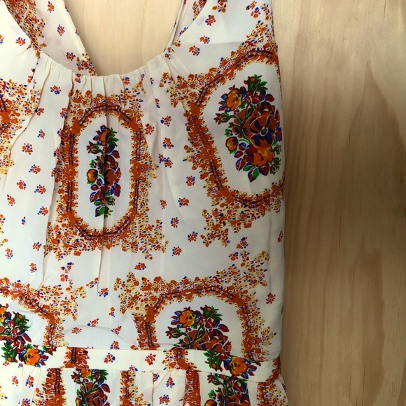 Madewell silk floral dress with twist back - Picture 7 of 7